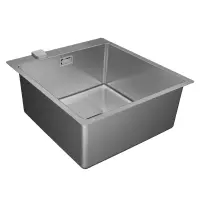 Inox sink TEKA 2 in 1 installation with 1 Troughs 44x50cm FORLINEA 40.40 RS 15 Auto