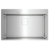 Inox sink TEKA 2 in 1 installation 1 Troughs 75x50cm FORLINEA RS15 71.40 Auto