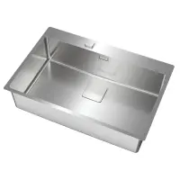 Inox sink TEKA 2 in 1 installation 1 Troughs 75x50cm FORLINEA RS15 71.40 Auto