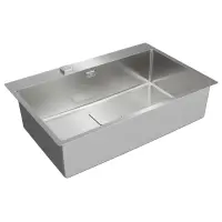 Inox sink TEKA 2 in 1 installation 1 Troughs 75x50cm FORLINEA RS15 71.40 Auto