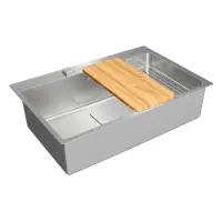 Inox sink TEKA 2 in 1 installation 1 Troughs 75x50cm FORLINEA RS15 71.40 Auto