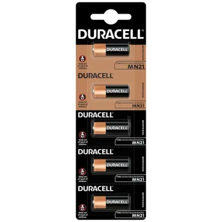 Alkaline Battery Duracell MN21 size A23/V23GA/LRV08/8LR932 12V Pcs. 5