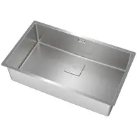 Inox Sink TEKA 3 in 1 Installation 1 Troughs 75x44cm FLEXLINEA RS15 71.40 PureClean