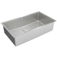 Inox Sink TEKA 3 in 1 Installation 1 Troughs 75x44cm FLEXLINEA RS15 71.40 PureClean