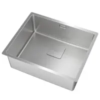 Inox Sink TEKA 3 in 1 Installation 1 Troughs 54x44cm FLEXLINEA RS15 50.40 PureClean