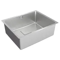 Inox Sink TEKA 3 in 1 Installation 1 Troughs 54x44cm FLEXLINEA RS15 50.40 PureClean