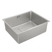 Inox Sink TEKA 3 in 1 Installation 1 Troughs 54x44cm FLEXLINEA RS15 50.40 M-FX FORTINOX