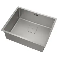 Inox Sink TEKA 3 in 1 Installation 1 Troughs 54x44cm FLEXLINEA RS15 50.40 M-FX FORTINOX