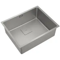 Inox Sink TEKA 3 in 1 Installation 1 Troughs 54x44cm FLEXLINEA RS15 50.40 M-FX FORTINOX