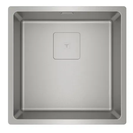 Inox Sink TEKA 3 in 1 Installation 1 Troughs 44x44cm FLEXLINEA RS15 40.40 M-FX FORTINOX