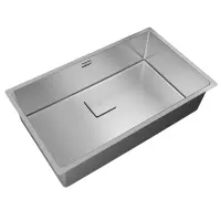 Inox Sink TEKA 3 in 1 Installation 1 Troughs 75x44cm FLEXLINEA RS15 71.40