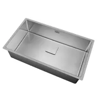 Inox Sink TEKA 3 in 1 Installation 1 Troughs 75x44cm FLEXLINEA RS15 71.40