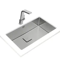 Inox Sink TEKA 3 in 1 Installation 1 Troughs 75x44cm FLEXLINEA RS15 71.40