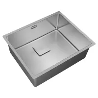 Inox Sink TEKA 3 in 1 Installation 1 Troughs 54x44cm FLEXLINEA RS15 50.40