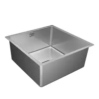 Inox Sink TEKA 3 in 1 Installation 1 Troughs 44x44cm FLEX LINEA 40.40 RS 15