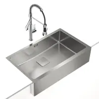 Inox Sink TEKA 3 in 1 Installation 1 Trough 79,5x46,8cm AMERICAN PRO 80 M-XP 1B