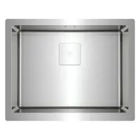 Inox Sink TEKA 3 in 1 Installation 1 Troughs 59,6x46,8cm AMERICAN PRO 80 M-XP 1B