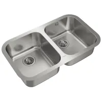 Inox Sink TEKA 3 in 1 Installation 2 Troughs 77.9x46.4cm BE 2B 780 TOTAL