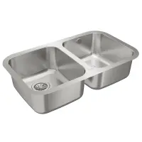 Inox Sink TEKA 3 in 1 Installation 2 Troughs 77.9x46.4cm BE 2B 780 TOTAL