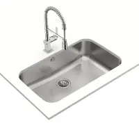 Inox Sink TEKA Undermount Installation 1 Trough 78,7x48,2cm BE 74.43 TOTAL