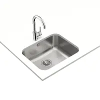 Inox Sink TEKA Undermount Installation 1 Trough 53x43cm BBE 50.40 PLUS 1B TOTAL