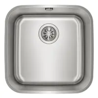 Inox Sink TEKA Undermount Installation 1 Trough 33,5x43,5cm BE 40.40 1B TOTAL