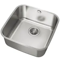 Inox Sink TEKA Undermount Installation 1 Trough 33,5x43,5cm BE 40.40 1B TOTAL