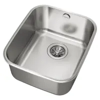 Inox Sink TEKA Undermount Installation 1 Trough 33,5x43,5cm BE 40.40 1B TOTAL