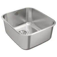 Inox Sink TEKA Undermount Installation 1 Trough 33,5x43,5cm BE 40.40 1B TOTAL