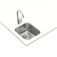 Inox Sink TEKA Undermount Installation 1 Trough 33,5x43,5cm BE 40.40 1B TOTAL