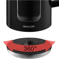 Sencor SWK 0950WH Kettle with LED Display 1.7lt 2200W Black