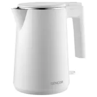 Kettle Sencor SWK 0155WK 1 lt 1500 W with Removable and Washable Anti-Salt Filter White