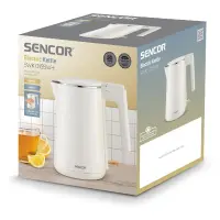 Kettle Sencor SWK 0155WK 1 lt 1500 W with Removable and Washable Anti-Salt Filter White