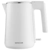 Kettle Sencor SWK 0155WK 1 lt 1500 W with Removable and Washable Anti-Salt Filter White