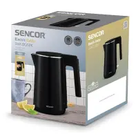 Kettle Sencor SWK 0156BK 1 lt 1500 W with Removable and Washable Anti-Salt Filter Black