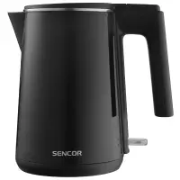 Kettle Sencor SWK 0156BK 1 lt 1500 W with Removable and Washable Anti-Salt Filter Black