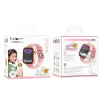 Kids Smartwatch Hoco Y101 4G  GPS WiFi 680mAh with 1.85” Call Support Pink