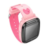 Kids Smartwatch Hoco Y100 2G 400mAh 1.44”  with Call Support Pink