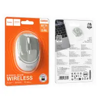 Wireless Mouse Hoco GM34 Nuevo Dual Mode 1600dpi 2.4GHz 4 Buttons Gray White