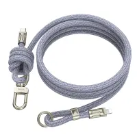 Hoco Multifunctional Lanyard/Charging Cable USB-C to Lightning Denim Blue 1.8m