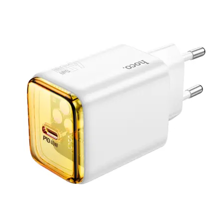 Hoco N54 Monsoon Charger USB-C 45W  White