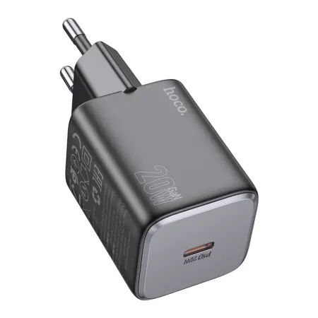 Travel Charger Hoco N40 Mighty USB-C 20W Black