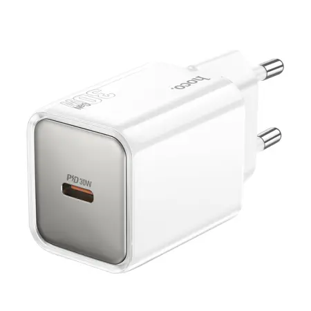 Hoco N47 Glorious Travel Charger with USB-C 30W White