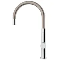 TEKA Metallic Sink Faucet Rotating Easy-Quick FOT 995 3/8”-1/2”TOTAL Titanium Collection