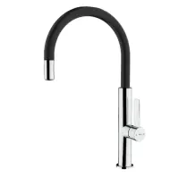 TEKA Stainless Steel Sink Faucet Rotating Easy-Quick FOT 995 3/8”-1/2”TOTAL Black Chrome