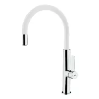 TEKA Stainless Steel Sink Faucet Rotating Easy-Quick FOT 995 3/8”-1/2”TOTAL Chrome White