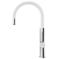 TEKA Stainless Steel Sink Faucet Rotating Easy-Quick FOT 995 3/8”-1/2”TOTAL Chrome White