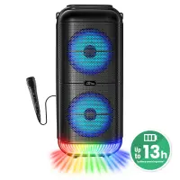 Portable Bluetooth Speaker Media-Tech POWER AUDIO MT3183 RMS 50W, PMPO 900W, with Radio MP3 player and KARAOKE Function