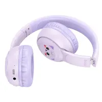 Wireless Headphone Hoco W60 Rhyme V5.4 250mAh with AUX  Dream Purple