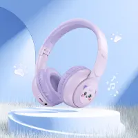 Wireless Headphone Hoco W60 Rhyme V5.4 250mAh with AUX  Dream Purple